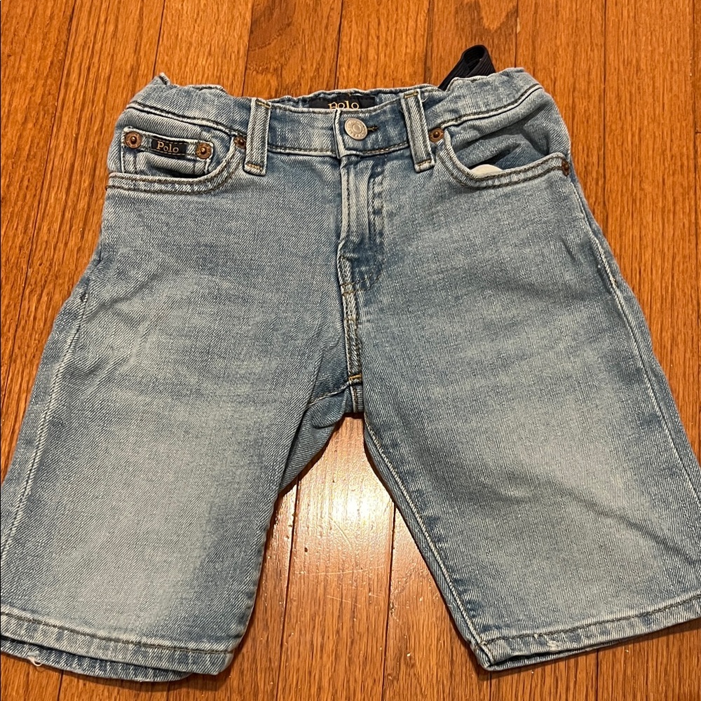 Polo by Ralph Lauren Light Blue Kids Denim Shorts